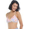 image:imageBody Glove Womens Ruth Fixed Triangle Bikini Top Swimsuit with Adjustable Tie Back DetailWayta Denim Floral