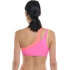 image:imageBody Glove Womens Smash OneShoulder Active Top  Elastic Bottom Clean FinishNeon Color Block