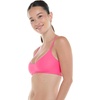 image:imageBody Glove Womens Smoothies Alani Solid Strappy Back Bikini Top SwimsuitBubble Gum