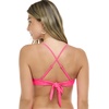 image:imageBody Glove Womens Smoothies Alice Solid Underwire Bikini Top with Sashtie BackBubble Gum