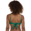 image:imageBody Glove Womens Smoothies Alice Solid Underwire Bikini Top with Sashtie BackViridian Green