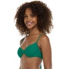 image:imageBody Glove Womens Smoothies Alice Solid Underwire Bikini Top with Sashtie BackViridian Green
