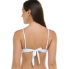 image:imageBody Glove Womens Smoothies Alice Solid Underwire Bikini Top with Sashtie BackWhite Snow