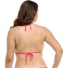 image:imageBody Glove Womens Smoothies DITA Solid Slider Triangle Bikini Top SwimsuitBubble Gum