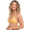 image:imageBody Glove Womens Smoothies DITA Solid Slider Triangle Bikini Top SwimsuitCanary