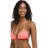 image:imageBody Glove Womens Smoothies DITA Solid Slider Triangle Bikini Top SwimsuitCoral