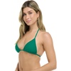 image:imageBody Glove Womens Smoothies DITA Solid Slider Triangle Bikini Top SwimsuitViridian Green
