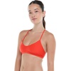 image:imageBody Glove Womens Smoothies Ruth Solid Fixed Triangle Bikini Top Swimsuit with Adjustable Tie Back DetailPoppy Red