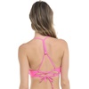image:imageBody Glove Womens Smoothies Ruth Solid Fixed Triangle Bikini Top Swimsuit with Adjustable Tie Back DetailSugar Plum