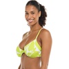image:imageBody Glove Womens Solo Underwire Bikini Top Swimsuit with Adjustable 2Way Back DetailShade Leaf Print