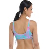 image:imageBody Glove Womens Standard Maxim Crop Bikini Top SwimsuitAzores Blue Leaf Print