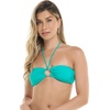 image:imageBody Glove Womens Standard Maxim Crop Bikini Top SwimsuitTurquiose Ibiza Rib