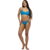 image:imageSmoothies Ruth Solid Fixed Triangle Bikini Top Swimsuit with Adjustable Tie Back DetailBlue Wave