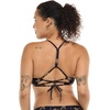 image:imageSmoothies Ruth Solid Fixed Triangle Bikini Top Swimsuit with Adjustable Tie Back DetailCayman Palm Print