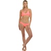 image:imageSmoothies Ruth Solid Fixed Triangle Bikini Top Swimsuit with Adjustable Tie Back DetailCoral