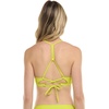 image:imageSmoothies Ruth Solid Fixed Triangle Bikini Top Swimsuit with Adjustable Tie Back DetailKey Lime