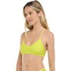 image:imageSmoothies Ruth Solid Fixed Triangle Bikini Top Swimsuit with Adjustable Tie Back DetailKey Lime