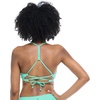 image:imageSmoothies Ruth Solid Fixed Triangle Bikini Top Swimsuit with Adjustable Tie Back DetailSea Mist