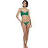 image:imageSmoothies Ruth Solid Fixed Triangle Bikini Top Swimsuit with Adjustable Tie Back DetailViridian Green