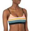 image:imageBody Glove Womens ARO Bralette Bikini Top SwimsuitCoral Reef Stripe