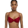 image:imageBody Glove Womens Smoothies Alice Solid Underwire Bikini Top with Sashtie BackCranberry