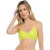 image:imageBody Glove Womens Smoothies Alice Solid Underwire Bikini Top with Sashtie BackKey Lime