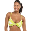 image:imageBody Glove Womens Solo Underwire Bikini Top Swimsuit with Adjustable 2Way Back DetailShade Leaf Print