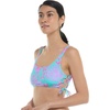 image:imageBody Glove Womens Standard Maxim Crop Bikini Top SwimsuitAzores Blue Leaf Print