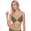 image:imageBody Glove Womens Standard Smoothies Greta Solid Molded Cup Underwire Push Up Bikini TopCactus