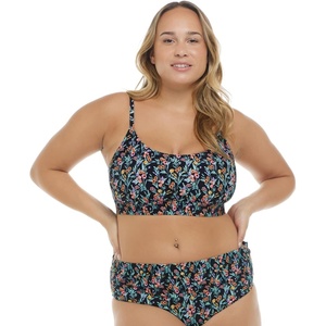 image:imageBody Glove Womens ARO Bralette Bikini Top SwimsuitBlack Abloom Floral