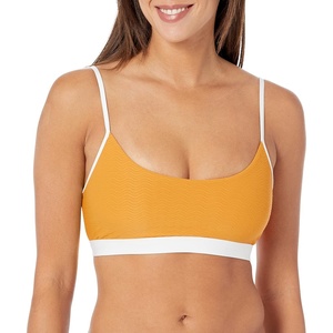 image:imageBody Glove Womens ARO Bralette Bikini Top SwimsuitSunny Orange Texture