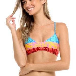 image:imageBody Glove Womens Alani Strappy Back Bikini Top SwimsuitShadow Tropical