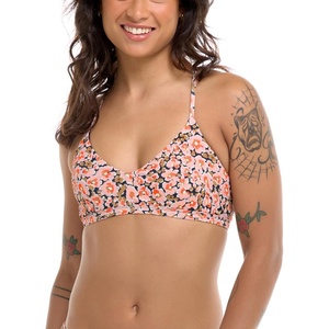 image:imageBody Glove Womens Ruth Fixed Triangle Bikini Top Swimsuit with Adjustable Tie Back DetailMademoiselle Floral