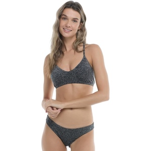 image:imageBody Glove Womens Ruth Fixed Triangle Bikini Top Swimsuit with Adjustable Tie Back DetailStardust Sparkle