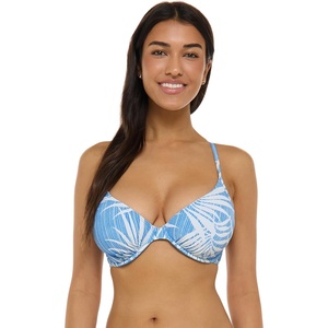 image:imageBody Glove Womens Solo Underwire Bikini Top Swimsuit with Adjustable 2Way Back DetailDenim Palm