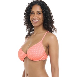 image:imageBody Glove Womens Solo Underwire Bikini Top Swimsuit with Adjustable 2Way Back DetailSpritz Coral Polka Dot