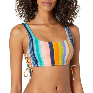image:imageBody Glove Womens Standard Maxim Crop Bikini Top SwimsuitHavana Stripe
