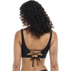 image:imageBody Glove Womens EDI Cup Bikini Top Swimsuit with Adjustable Laceup Back and Wide Underbust Band for SupportBlack