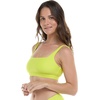 image:imageBody Glove Womens EDI Cup Bikini Top Swimsuit with Adjustable Laceup Back and Wide Underbust Band for SupportKey Lime