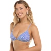 image:imageBody Glove Womens Evelyn Fixed Triangle Halter Bikini Top Swimsuit with 2Way BackBikini TopBellium Ditsy Floral