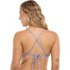 image:imageBody Glove Womens Evelyn Fixed Triangle Halter Bikini Top Swimsuit with 2Way BackBikini TopBellium Ditsy Floral