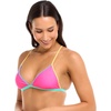 image:imageBody Glove Womens Evelyn Fixed Triangle Halter Bikini Top Swimsuit with 2Way BackBikini TopBubble Gum Colorblock