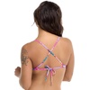 image:imageBody Glove Womens Evelyn Fixed Triangle Halter Bikini Top Swimsuit with 2Way BackBikini TopEthos
