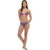 image:imageBody Glove Womens Evelyn Fixed Triangle Halter Bikini Top Swimsuit with 2Way BackBikini TopIris Blue Colorblock