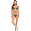 image:imageBody Glove Womens Evelyn Fixed Triangle Halter Bikini Top Swimsuit with 2Way BackBikini TopKingfisher Colorblock