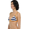 image:imageBody Glove Womens Evelyn Fixed Triangle Halter Bikini Top Swimsuit with 2Way BackBikini TopMaritime Stripe