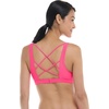 image:imageBody Glove Womens Star Support CrossOver Sports Bra Swimsuit Top with Multi Strap BackBubble Gum