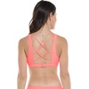 image:imageBody Glove Womens Star Support CrossOver Sports Bra Swimsuit Top with Multi Strap BackCoral
