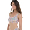 image:imageBody Glove Womens Star Support CrossOver Sports Bra Swimsuit Top with Multi Strap BackEstella Multi Floral