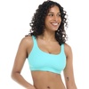 image:imageBody Glove Womens Star Support CrossOver Sports Bra Swimsuit Top with Multi Strap BackSea Mist
